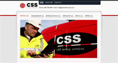 Desktop Screenshot of csslandsurveys.com