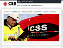 Tablet Screenshot of csslandsurveys.com